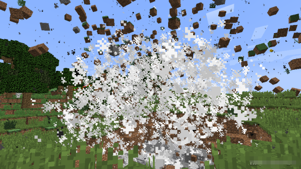 Динамит майнкрафт взрыв