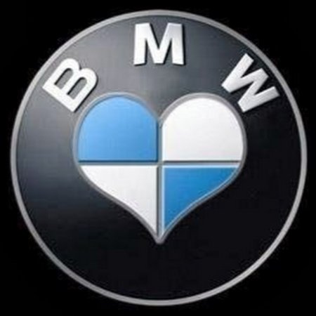 Значок БМВ сердечко