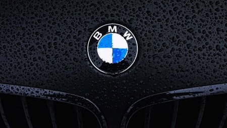 BMW logo 4k