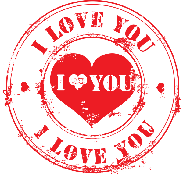 Печать я тебя люблю