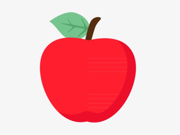 Яблоко клипарт для детей
