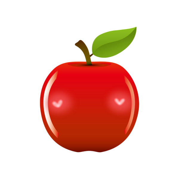Яблоко вектор