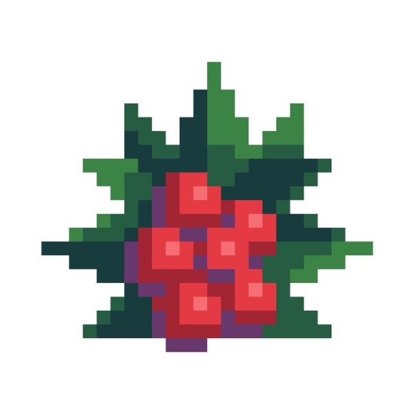 Пиксельные кусты