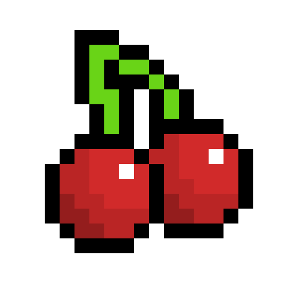 Фрукты пиксель арт