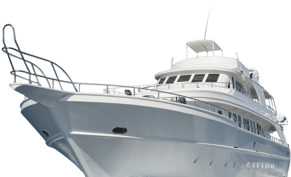 Яхта на прозрачном фоне