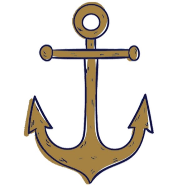 Якорь мультяшный