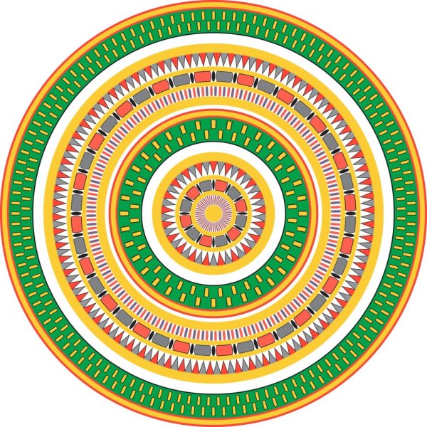 Орнамент в виде круга