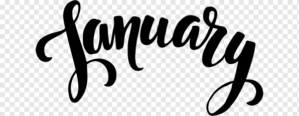 Январь леттеринг
