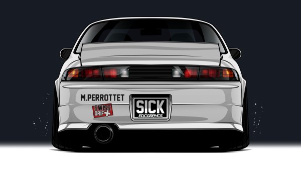 Nissan Silvia s14 арт