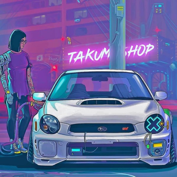 Субару Импреза арт