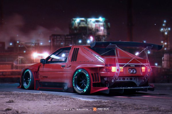 Toyota ae86 Cyberpunk