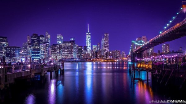 Ночной Нью Йорк 4к
