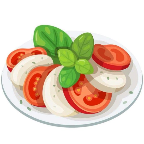 Еда на прозрачном фоне