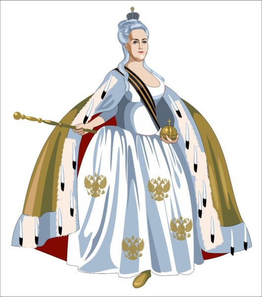 Екатерина велика рисунок