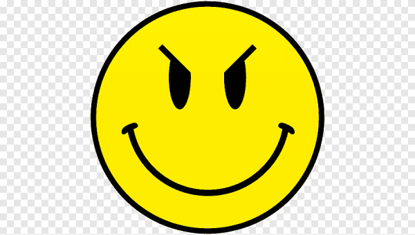 Злой улыбающийся смайлик