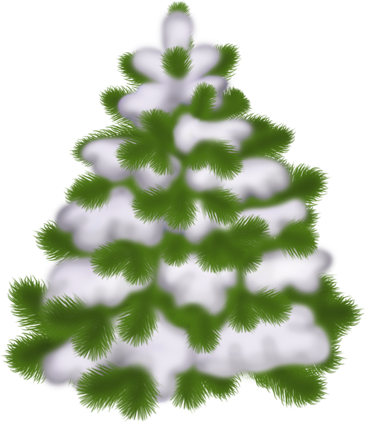 Елка на прозрачном фоне