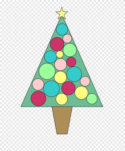 Елочка треугольная