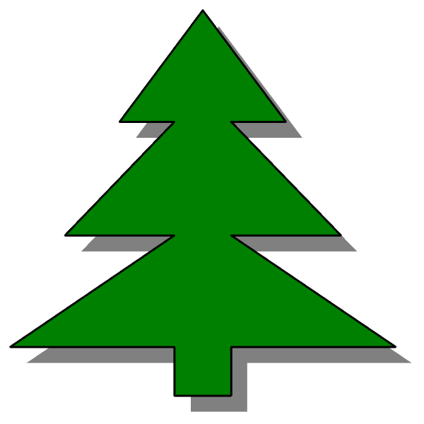 Елка треугольной формы