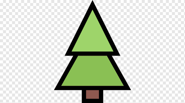 Елочка треугольной формы