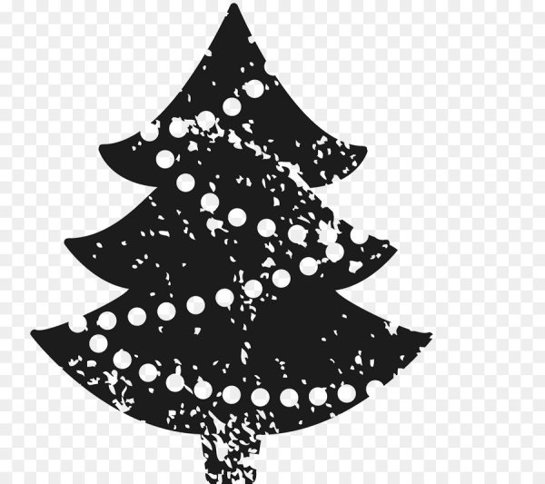 Черная елочка