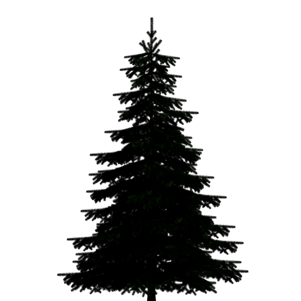 Елка силуэт