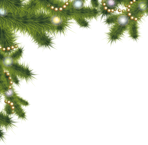 Еловая ветка уголок