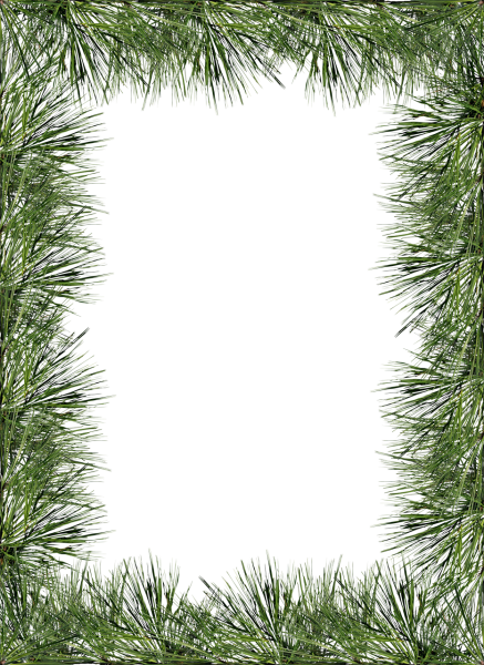 Зимняя рамка прозрачная