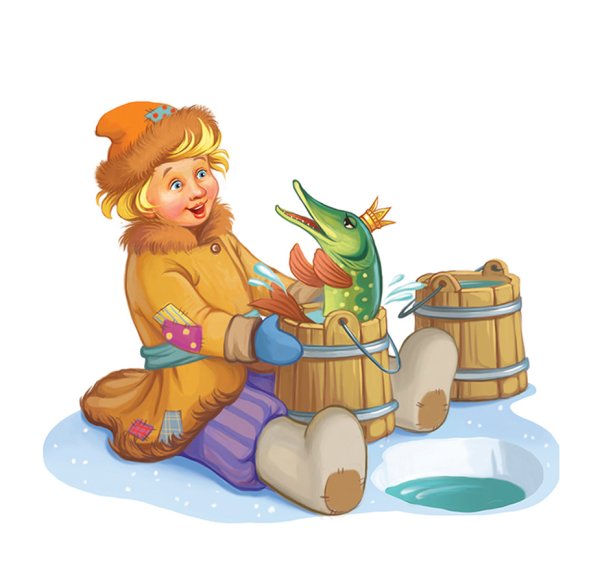 Персонажи сказки Емеля