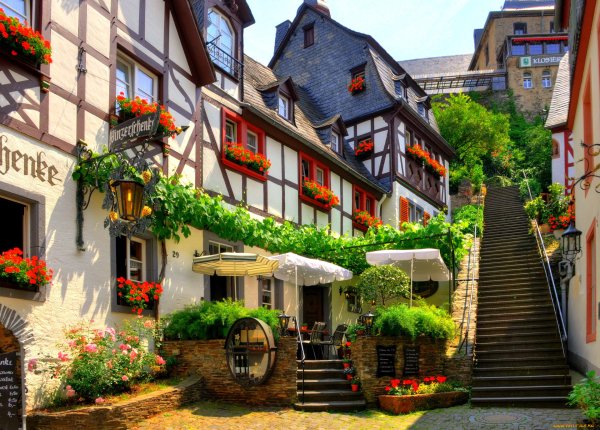 Германия деревня Байльштайн