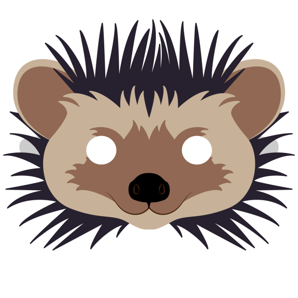 Маска ежика