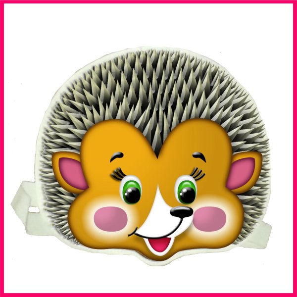 Маска на ободке "Ежик"