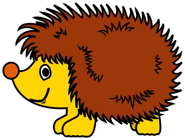 Ежик рисунок для детей