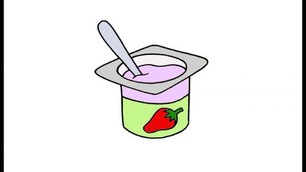 Йогурт рисунок