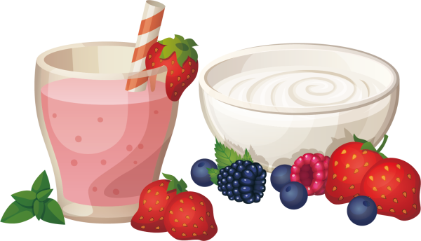 Йогурт картинка для детей на прозрачном фоне