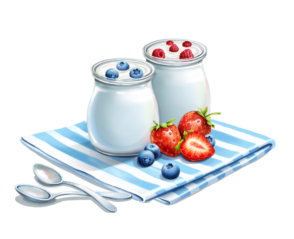 Йогурт акварель