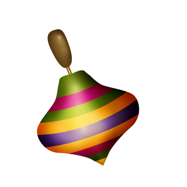 Юла игрушка на прозрачном фоне