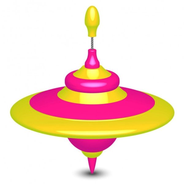 Юла игрушка на прозрачном фоне