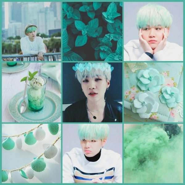 BTS suga коллаж