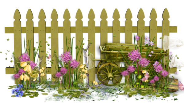 Заборчик с цветами