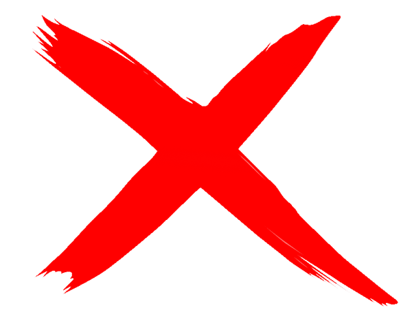 Красный перечеркнутый крест