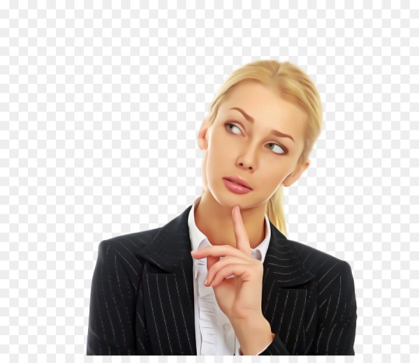 Девушка задумалась