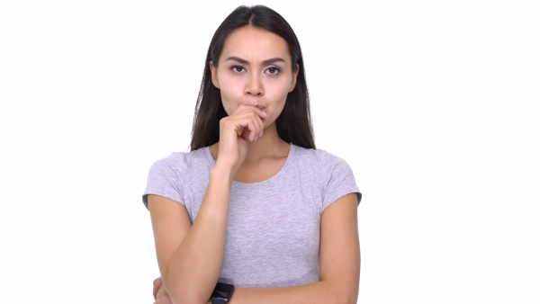 Задумчивая девушка