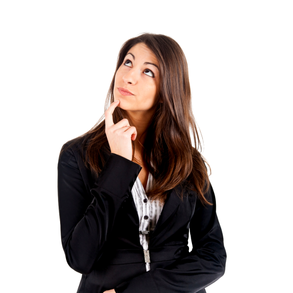 Девушка задумалась