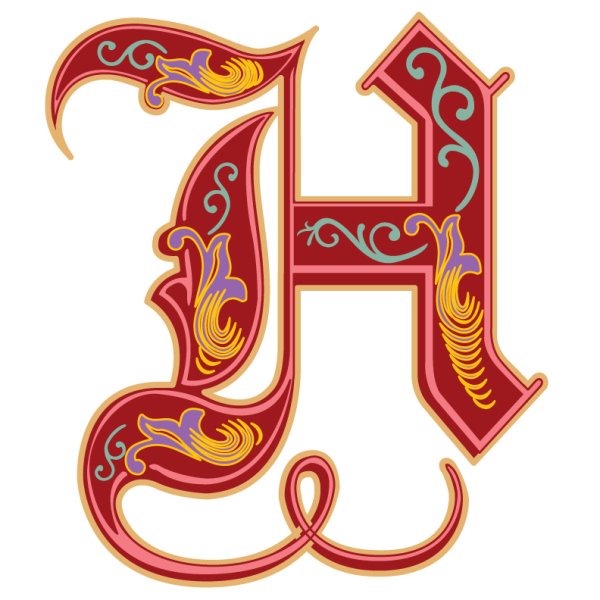 Буквы в Старорусском стиле