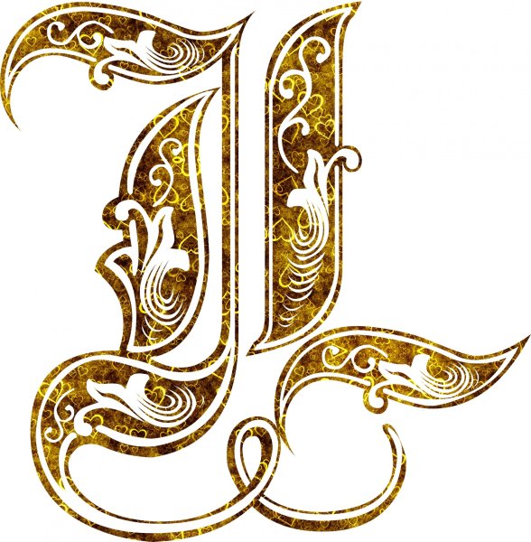 Стилизованная буква л