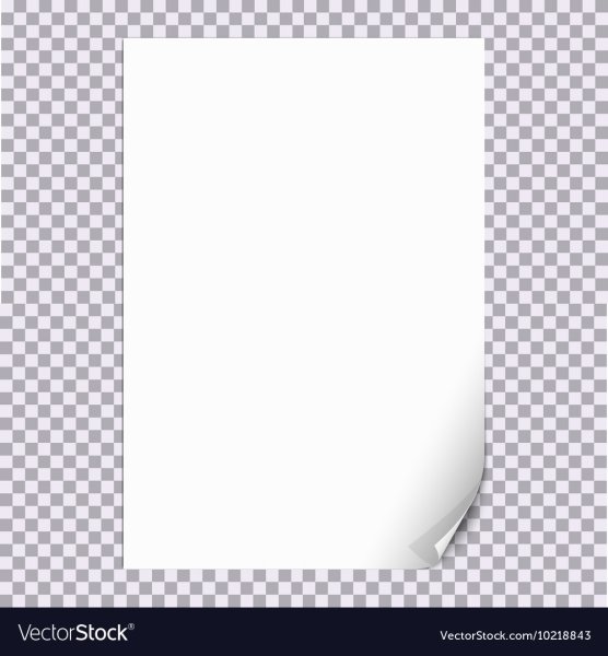 Бумажный лист с загнутым уголком