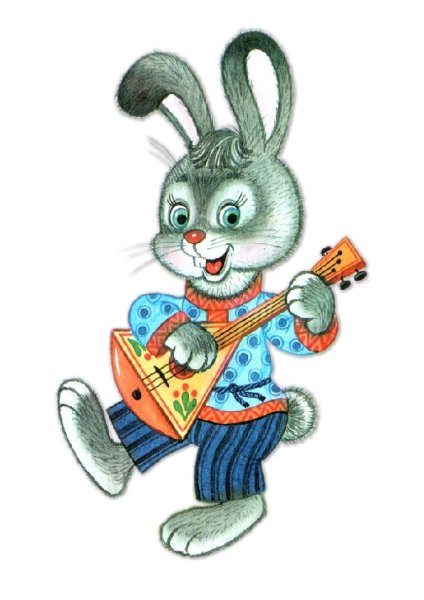 Зайчик побегайчик для детей