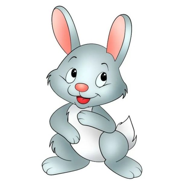 Кролик мультяшный