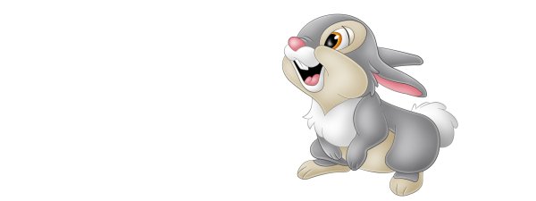 Заяц на белом фоне