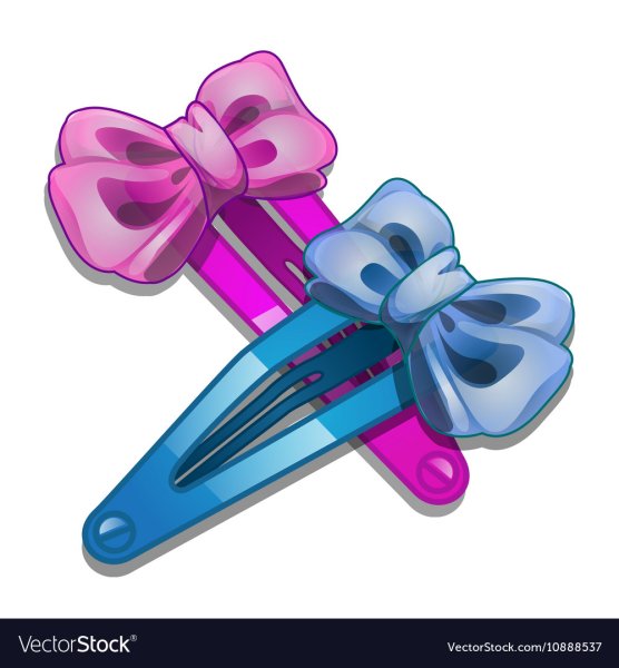 Заколка для волос вектор